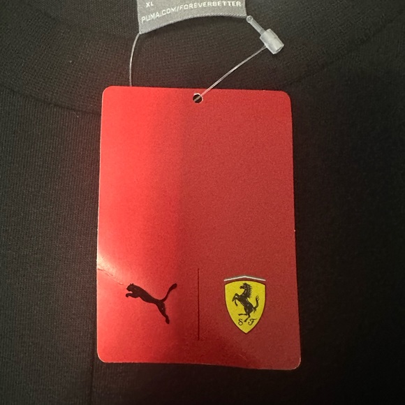 NWT - Puma Shirts | Puma Scuderia Ferrari Short Sleeve Color: Black | Size: xl - Picture 5 of 9